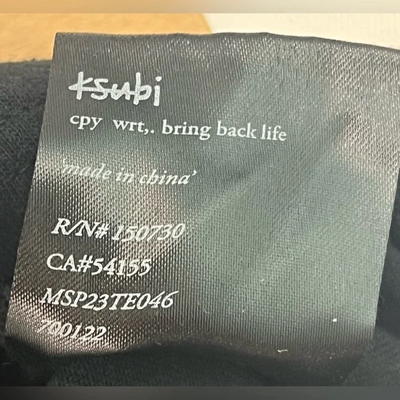 KSUBI Black Rolls Biggie SS T-Shirt Size: XL NWT - Picture 8 of 10